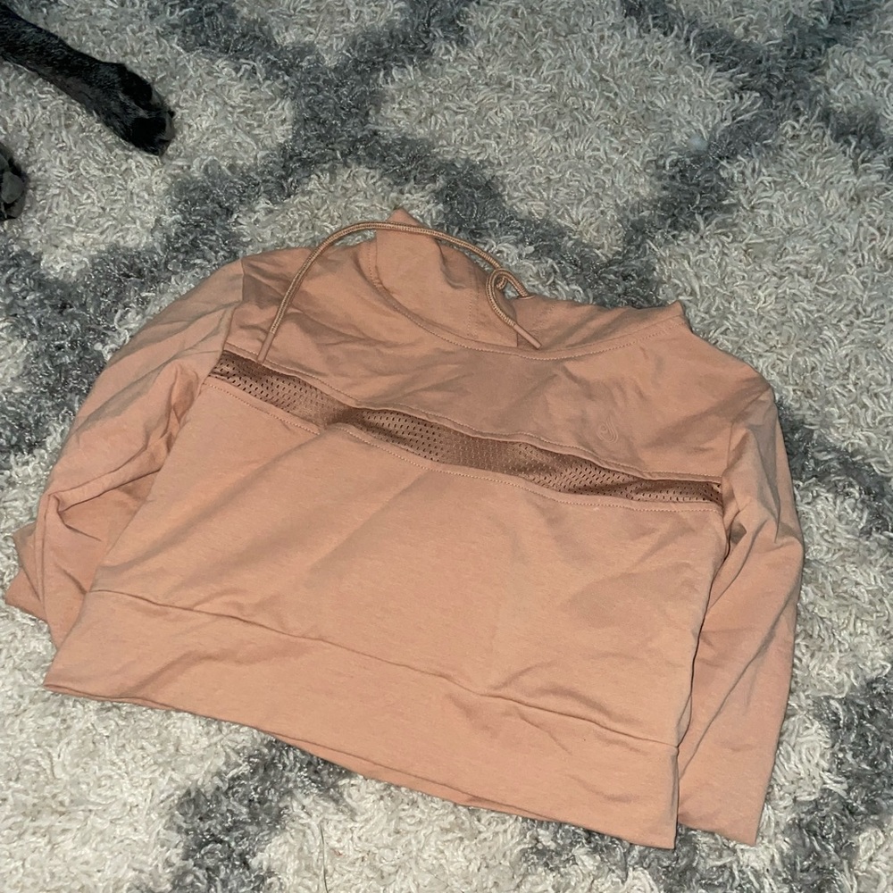 Small- crop sweatshirt - Brown